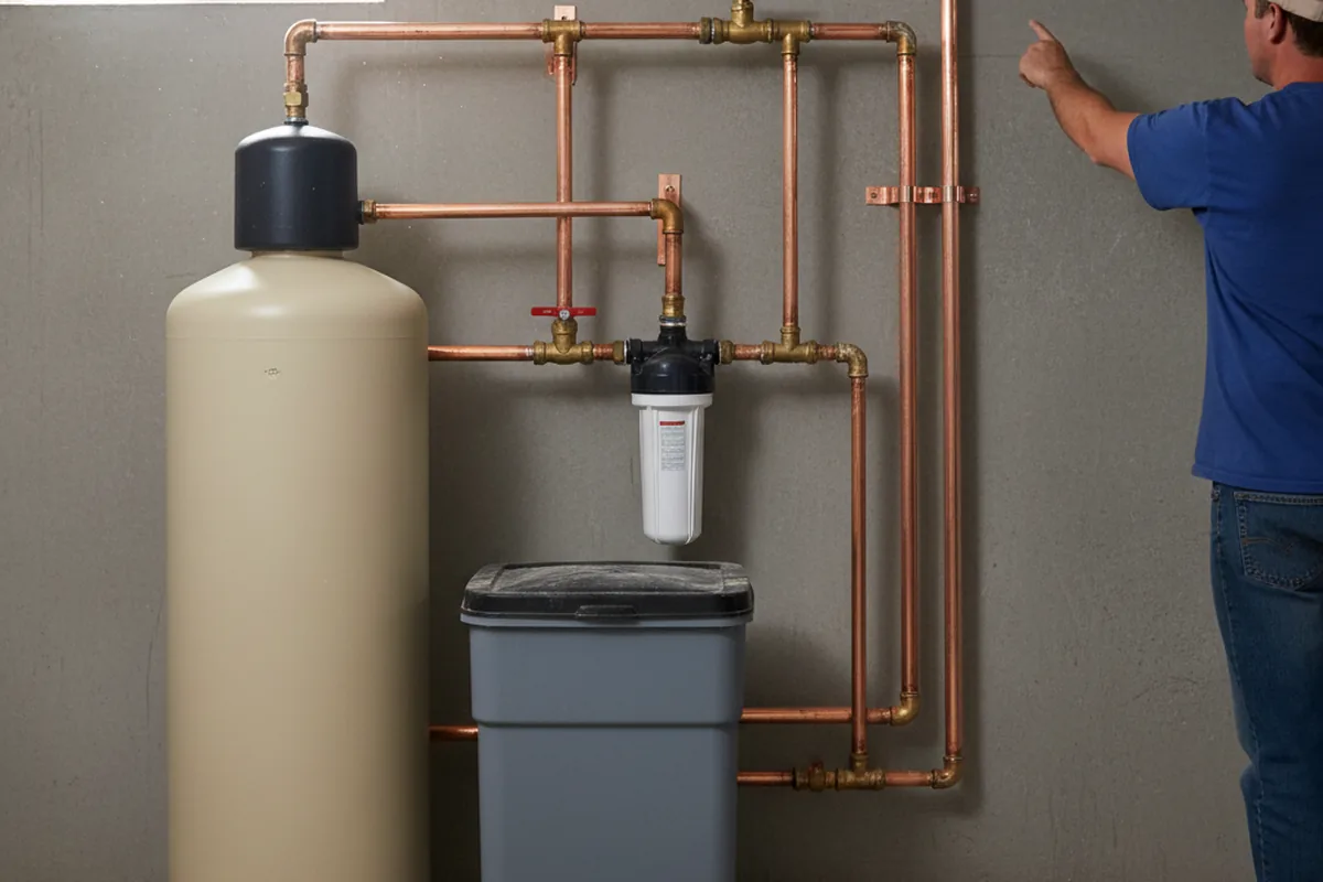 Whole-house water treatment system installed in East Flat Rock